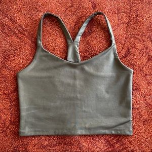Shiny V-Neck Racerback Tank